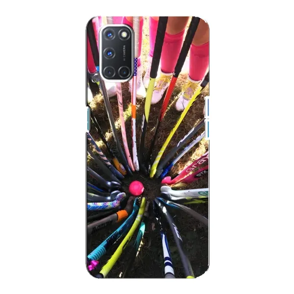 Чехол с рисунком «Флорбол» для OPPO A92