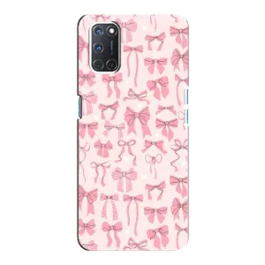Чохол банти для Oppo A92 (Фон бантики)