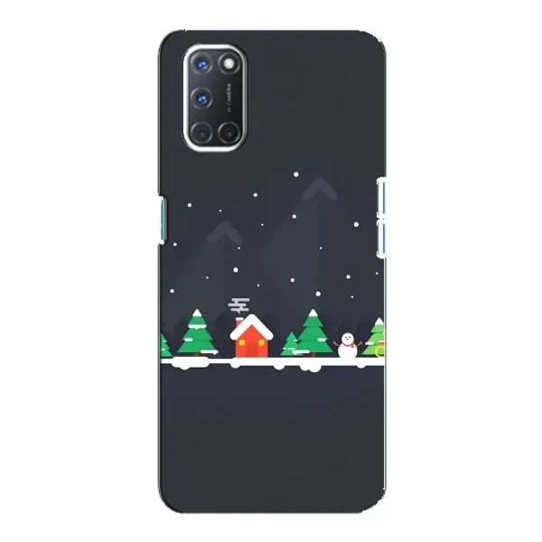 Чехол с рисунком «Город зимний» для OPPO A92 Чехол с рисунком «Город зимний» для OPPO A92
