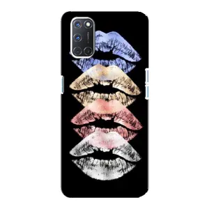 Чехол Стильные девушки на Oppo A92 (Губы)