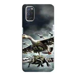 Чохол з мемами траралело тралала для Oppo A92 (Гусіні і крокоділо)