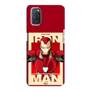 Чохол Супергерой Залізна Людина на Oppo A92 (Iron man)