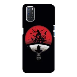 Чехлы с картинкой Итачи Учиха на Oppo A92 (Итачи на черном)