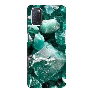 Чехол (Дорого -богато) на Oppo A92 (Изумруд)