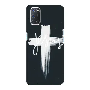 Чехлы для Оппо А92 (Крест Иисуса) (Jesus)