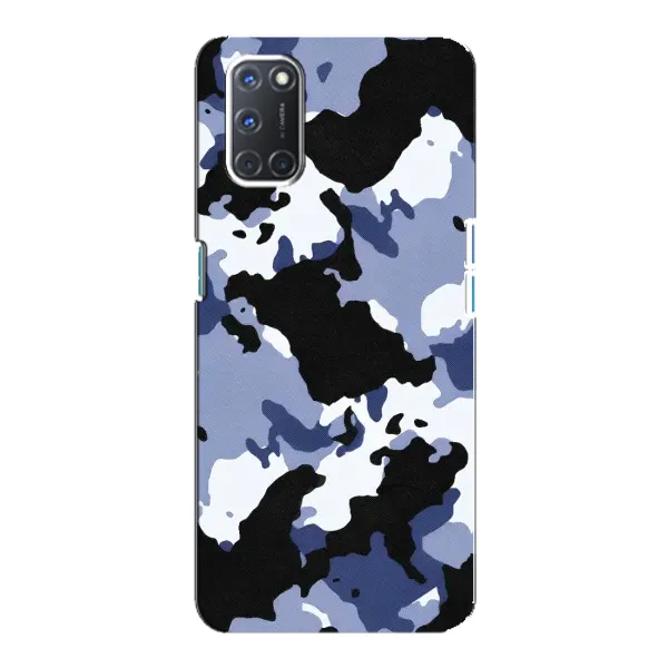 Чехол с рисунком «Камуфляжный Серый» для OPPO A92 Чехол с рисунком «Камуфляжный Серый» для OPPO A92