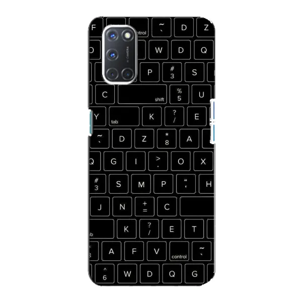 Чехол с рисунком «Клавиатура» для OPPO A92 Чехол с рисунком «Клавиатура» для OPPO A92