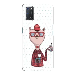 Чохол на тематику: Коти для OPPO A92 (Кіт аристократ)