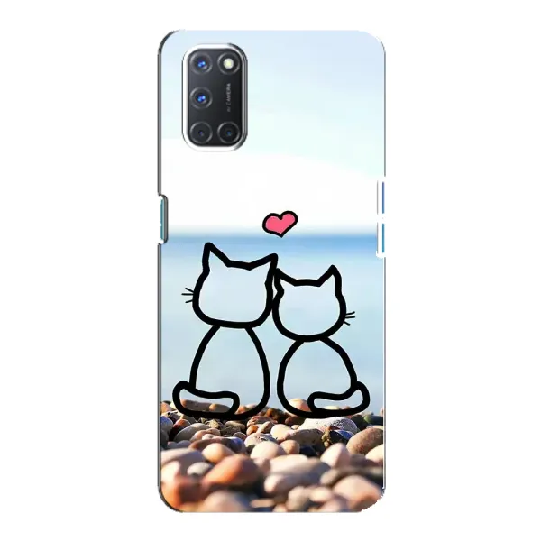 Чехол с рисунком «Котейки» для OPPO A92 Чехол с рисунком «Котейки» для OPPO A92