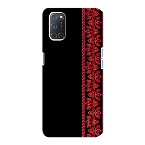 Чехол с рисунком «Красная Вышиванка» для OPPO A92 Чехол с рисунком «Красная Вышиванка» для OPPO A92