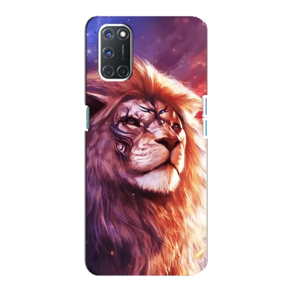 Чехол с рисунком «Красочный ЛЕВ» для OPPO A92 Чехол с рисунком «Красочный ЛЕВ» для OPPO A92