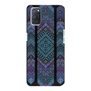 Силиконовый Чехол на Oppo A92 (Крутой орнамент)