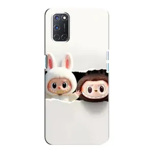 Чохол з принтом Лабубу для Oppo A92 (Фігурки Labubu)