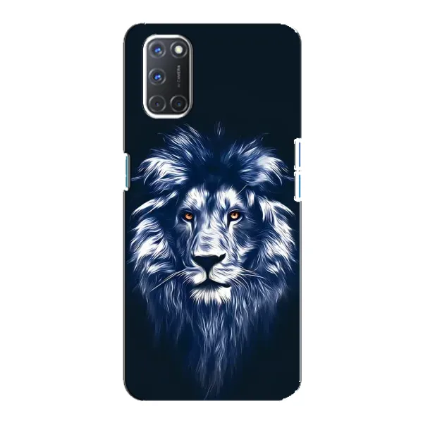 Чехол с рисунком «Лев - синий» для OPPO A92 Чехол с рисунком «Лев - синий» для OPPO A92