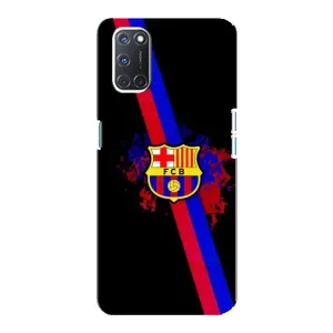Чехол для Oppo A92 (Барселона) (Лого Барсы)