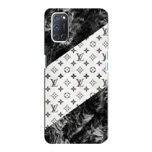 Чехол Стиль Louis Vuitton на Oppo A92 (LV на белом)