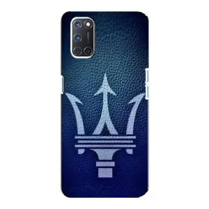 Чехлы с тематикой "Крутые машины" на Oppo A92 (Лого Maserati)