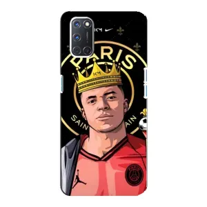 Чехол (TPU) с Футболистом на Oppo A92 (Mbappe King)