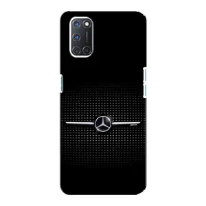 Силиконовый бампер с картинкой машины на Oppo A92 (Mercedes)