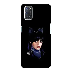 Чохол з картинкою Венсдей на Oppo A92 (Мила Венсдей)