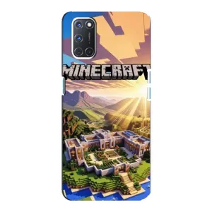 Чехол майнкрафт для Oppo A92 (MINECRAFT)