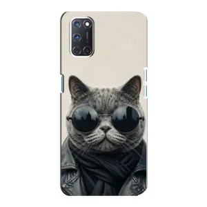 Чохол на тематику: Коти для OPPO A92 (Модний кіт)