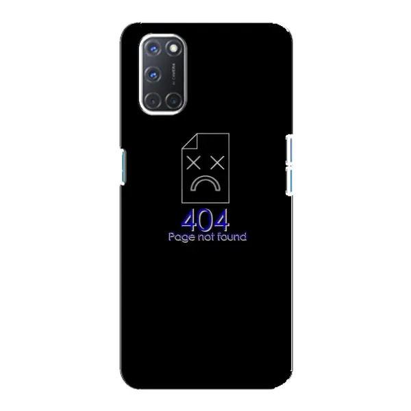 Чехол с рисунком «Ошибка 404» для OPPO A92 Чехол с рисунком «Ошибка 404» для OPPO A92