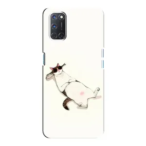 Чохол на тематику: Коти для OPPO A92 (Відпочинок)
