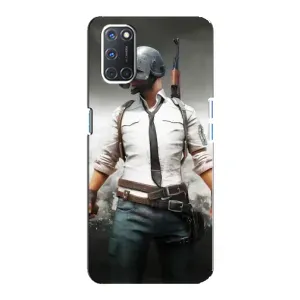 Силиконовый чехол с картинкой "Герой Pubg" на Oppo A92 (Пабг)