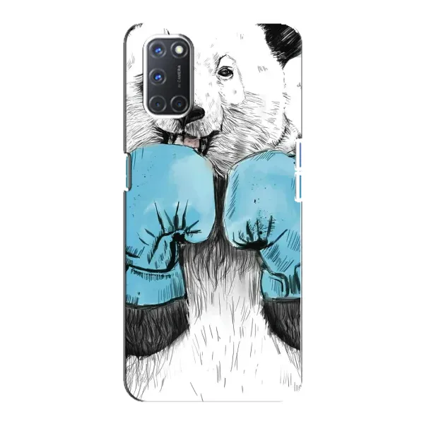 Чехол с рисунком «Панда боксер» для OPPO A92 Чехол с рисунком «Панда боксер» для OPPO A92