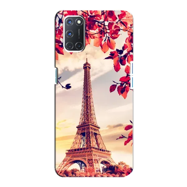 Чехол с рисунком «Paris photo» для OPPO A92