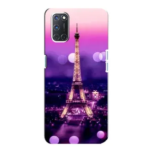 Чехол с Эйфелевой башней на Oppo A92 (Париж башня)