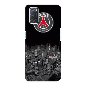 Силиконовые Чехлы принт Футбол на Oppo A92 (PSG)