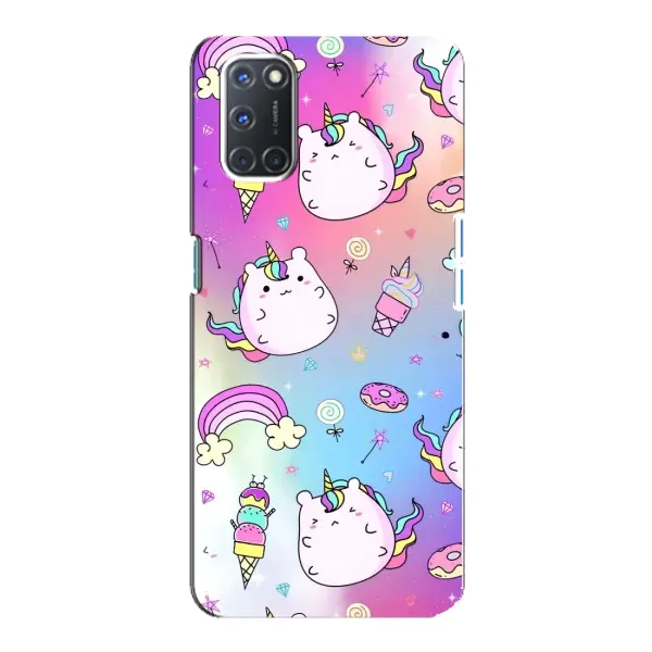 Чехол с рисунком «Радуга и Единорог» для OPPO A92 Чехол с рисунком «Радуга и Единорог» для OPPO A92