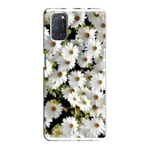 Чохол з ромашками на Oppo A92 (Рамка в ромашках)