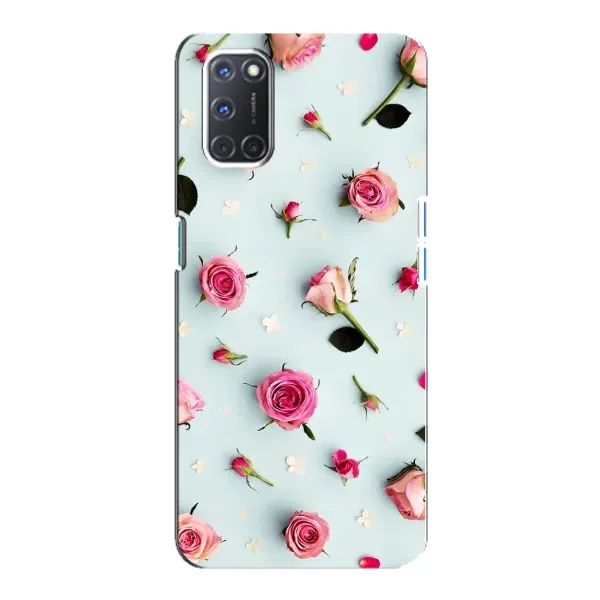 Чехол с рисунком «Разные цветы» для OPPO A92 Чехол с рисунком «Разные цветы» для OPPO A92