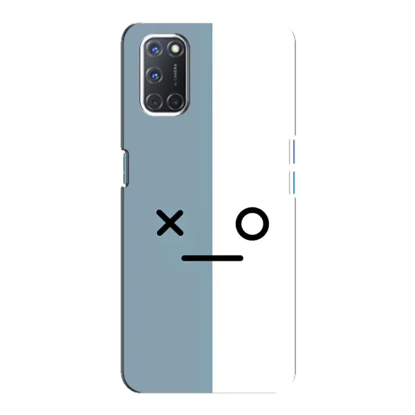 Чехол с рисунком «Серо-белый» для OPPO A92 Чехол с рисунком «Серо-белый» для OPPO A92