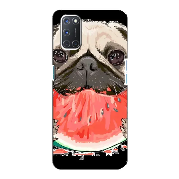 Чехол с рисунком «Смешной Мопс» для OPPO A92 Чехол с рисунком «Смешной Мопс» для OPPO A92