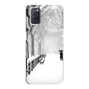 Чохли на Новий Рік Oppo A92 (Снігом замело)