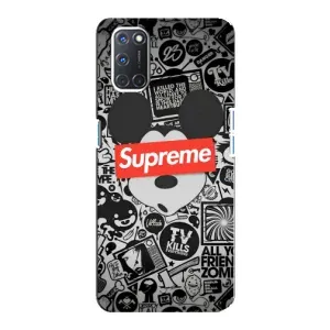 Чехол с рисунком «Supreme Маус» для OPPO A92
