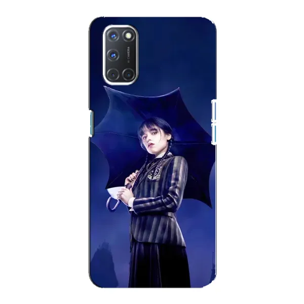 Чехол с рисунком «Уэнсдей с зонтом» для OPPO A92 Чехол с рисунком «Уэнсдей с зонтом» для OPPO A92