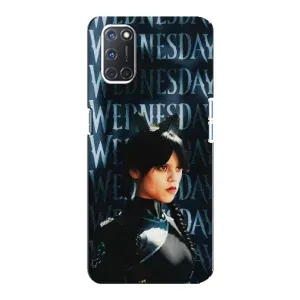 Чохол з картинкою Венсдей на Oppo A92 (Вендсдей з ушками)