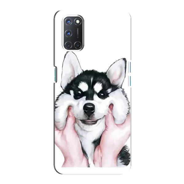 Чехол с рисунком «Собака Хаски» для OPPO A92 Чехол с рисунком «Собака Хаски» для OPPO A92