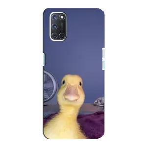 Бампер з принтом Меми для Oppo A92 (Качка)