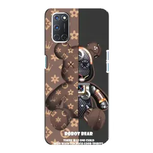 Силиконовый чехол для Oppo A92 (Медмедь Луи Виттон)