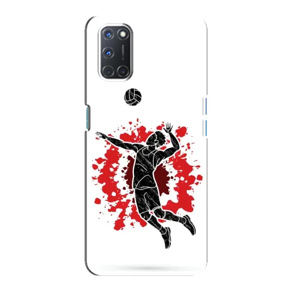 Чехол с рисунком «Волейболист» для OPPO A92