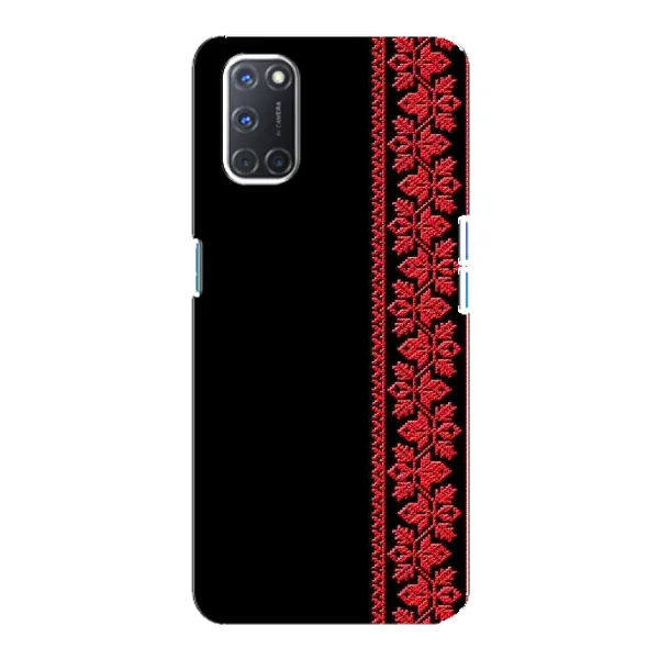 Чехол с рисунком «Вышиванка на черном» для OPPO A92 Чехол с рисунком «Вышиванка на черном» для OPPO A92