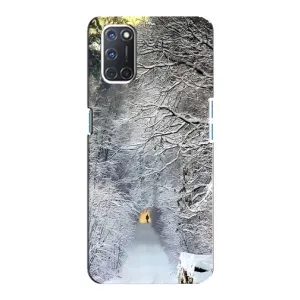 Чохли на Новий Рік Oppo A92 (Хурделиця)