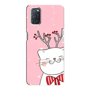 Чохол на тематику: Коти для OPPO A92 (Зимовий кіт)
