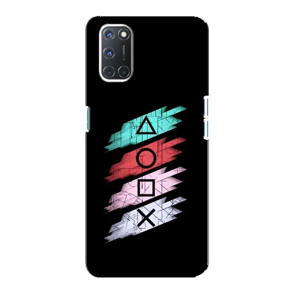 Чехол с рисунком «Значки Sony» для OPPO A92 Чехол с рисунком «Значки Sony» для OPPO A92
